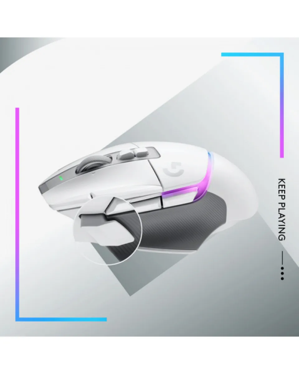 Miš Logitech G502 X Plus Wireless - White 