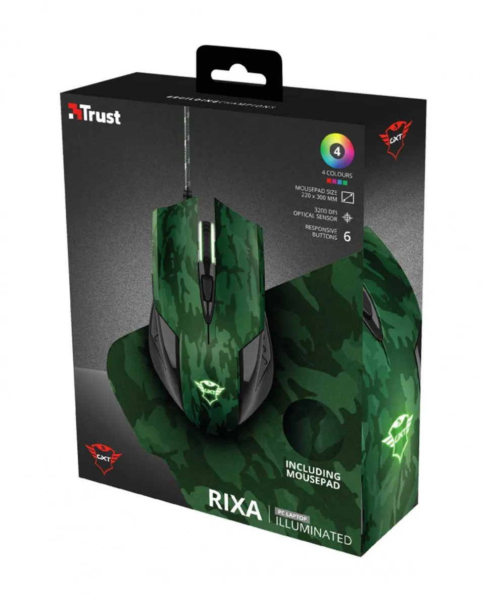 Miš + Podloga Trust 781 Rixa 