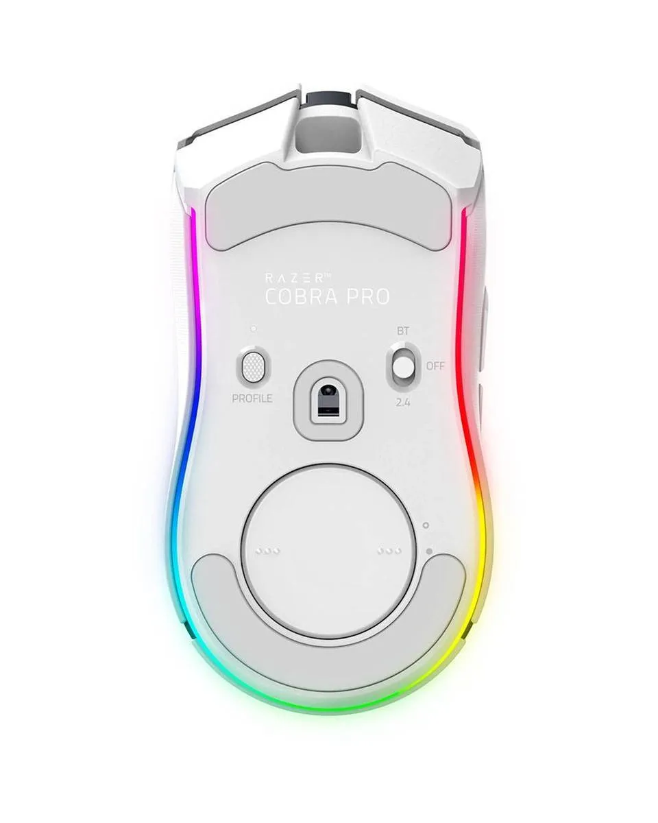 Miš Razer Cobra Pro Wireless - White Edition 
