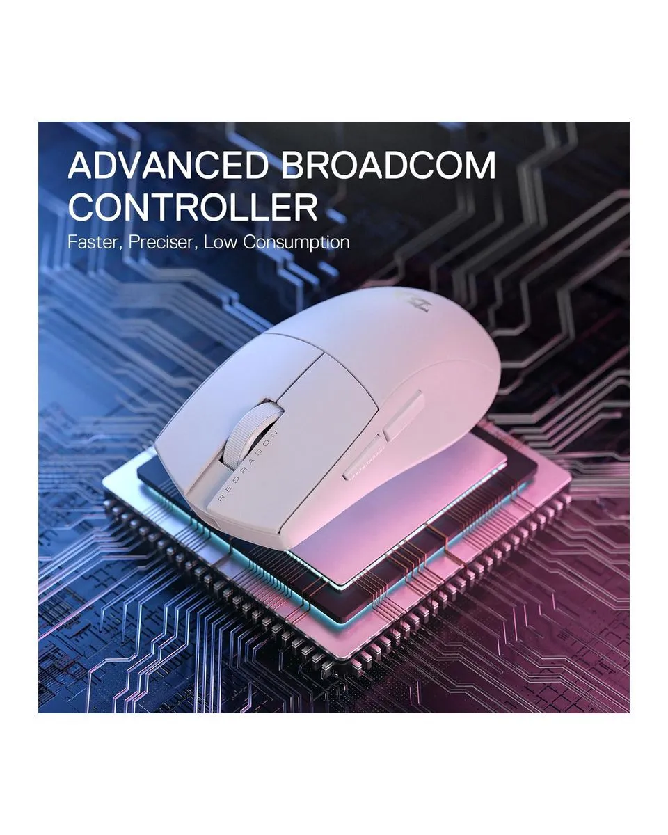 Miš Redragon K1ING M916 Pro Wireless White 