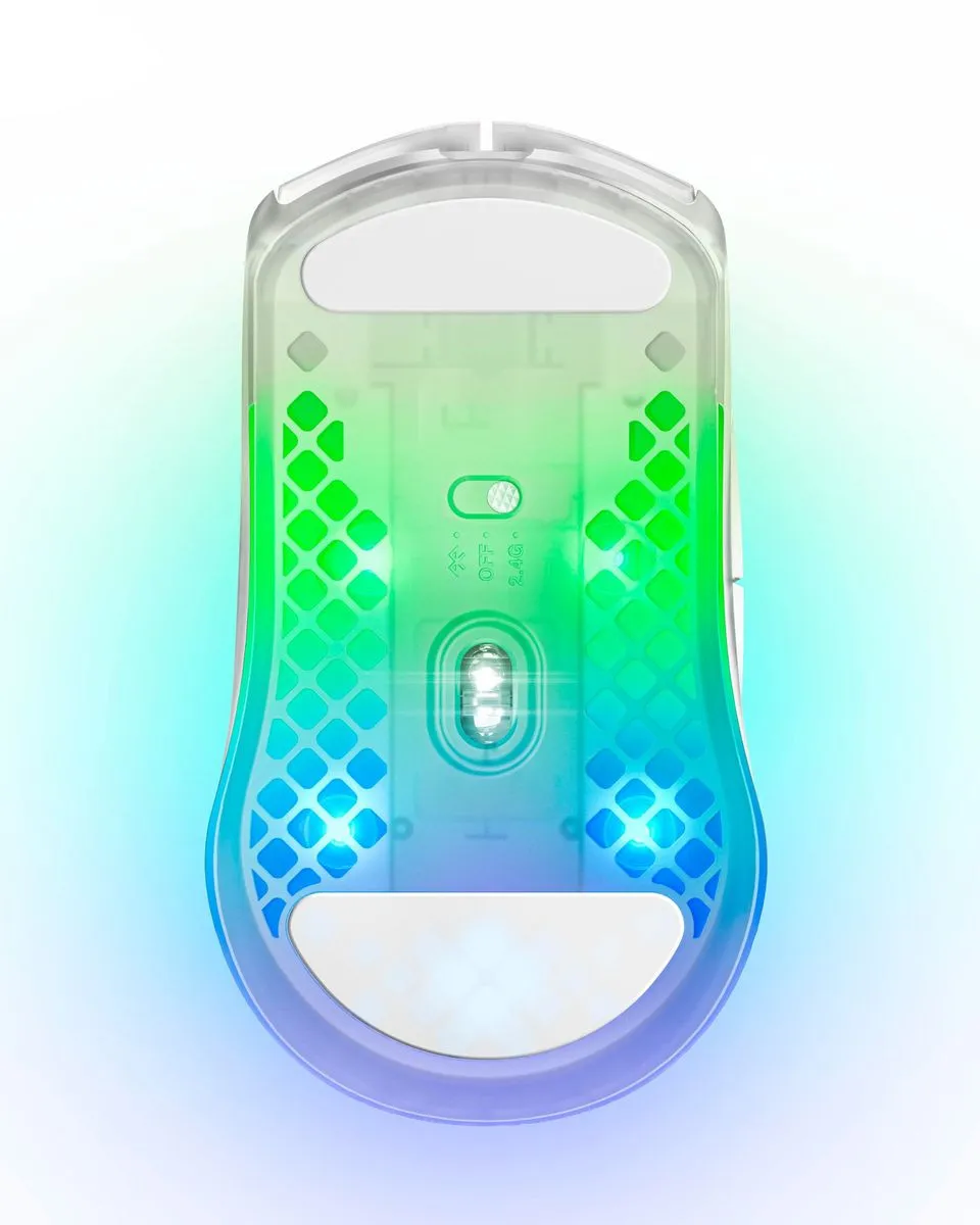 Miš SteelSeries AEROX 3 Wireless - Ghost 