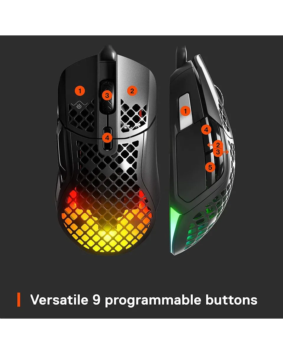 Miš SteelSeries AEROX 5 - Black 