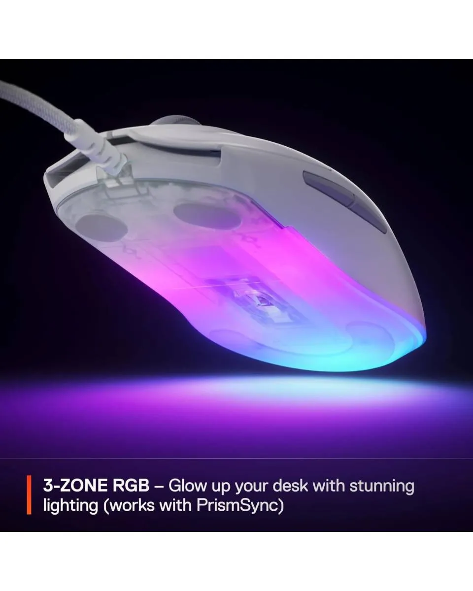 Miš SteelSeries RIVAL 3 V2 White 
