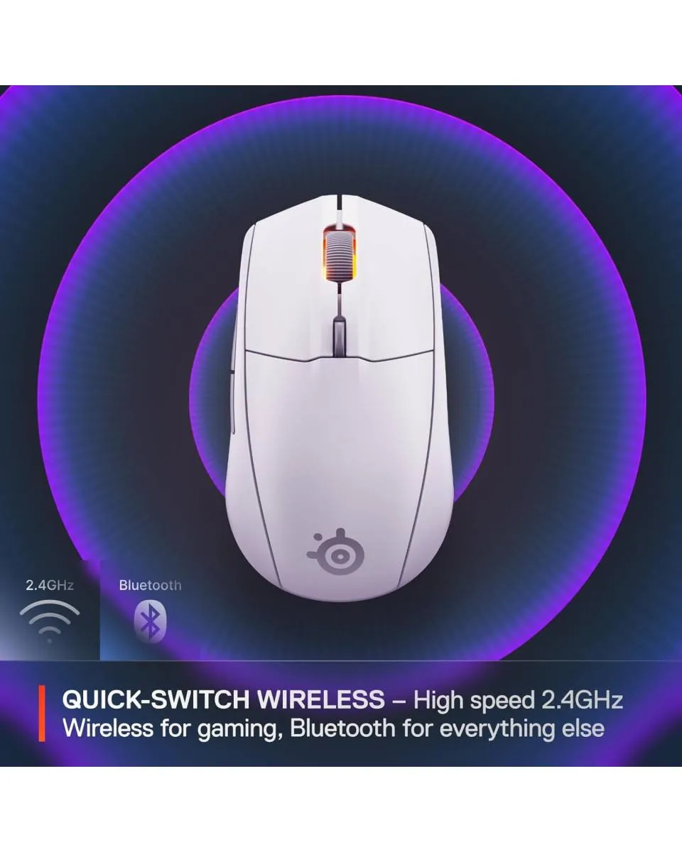 Miš SteelSeries RIVAL 3 Wireless V2 White 
