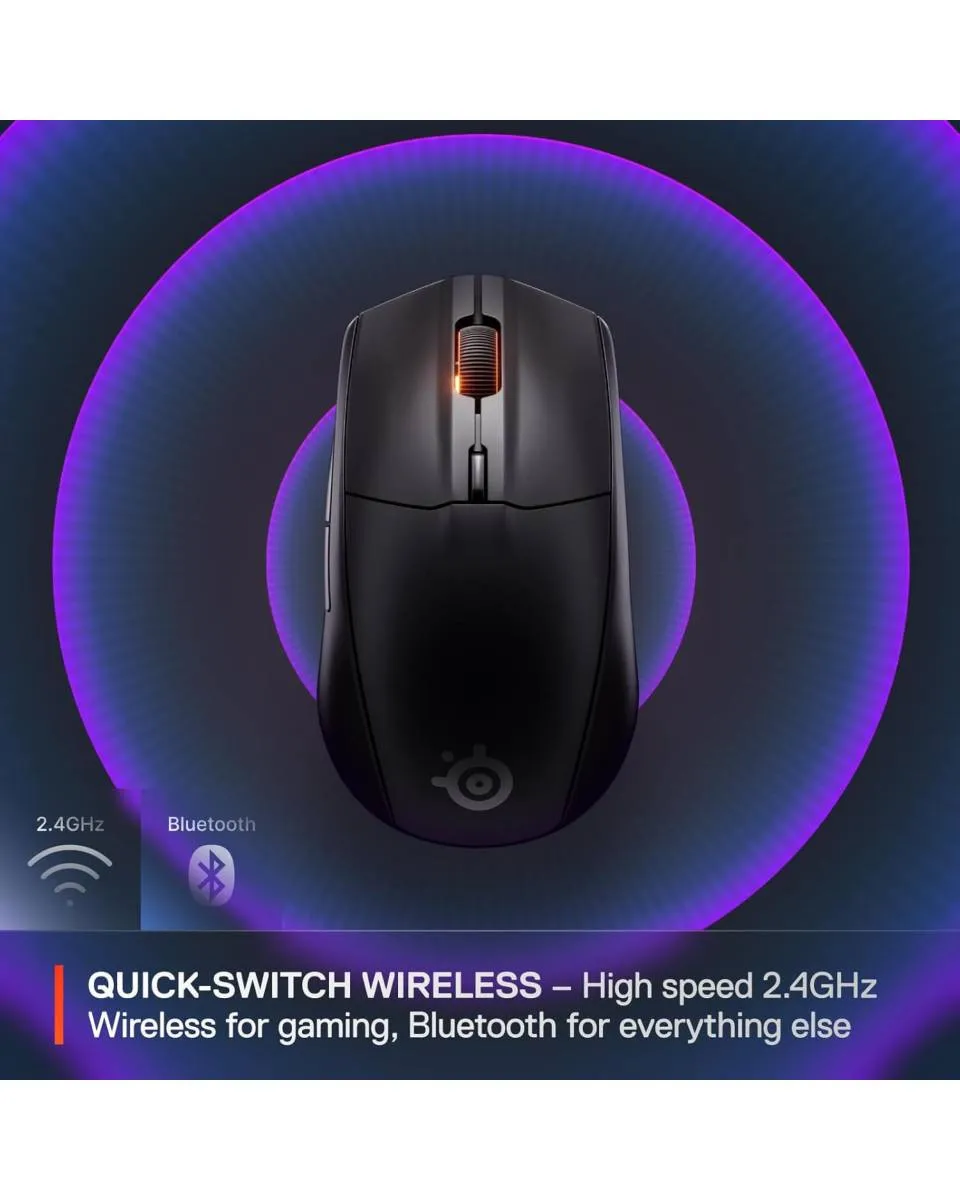 Miš SteelSeries RIVAL 3 Wireless v2 Black 