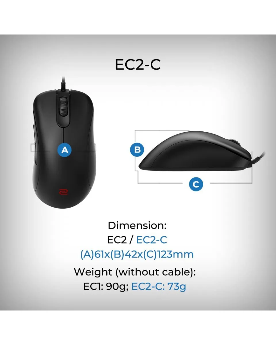 Miš Zowie EC2 - C - Black 