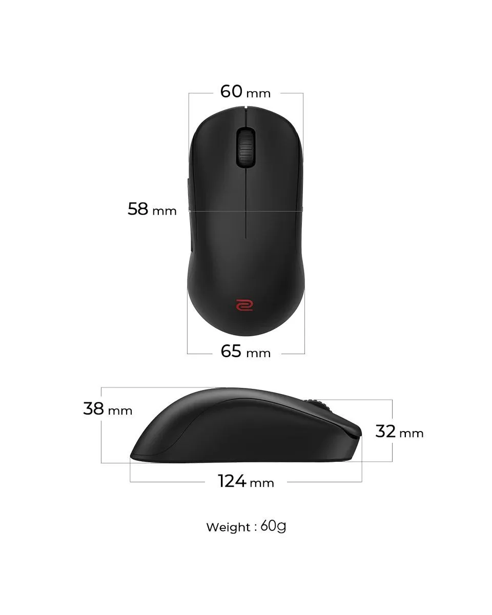 Miš Zowie U2 Wireless - Black 
