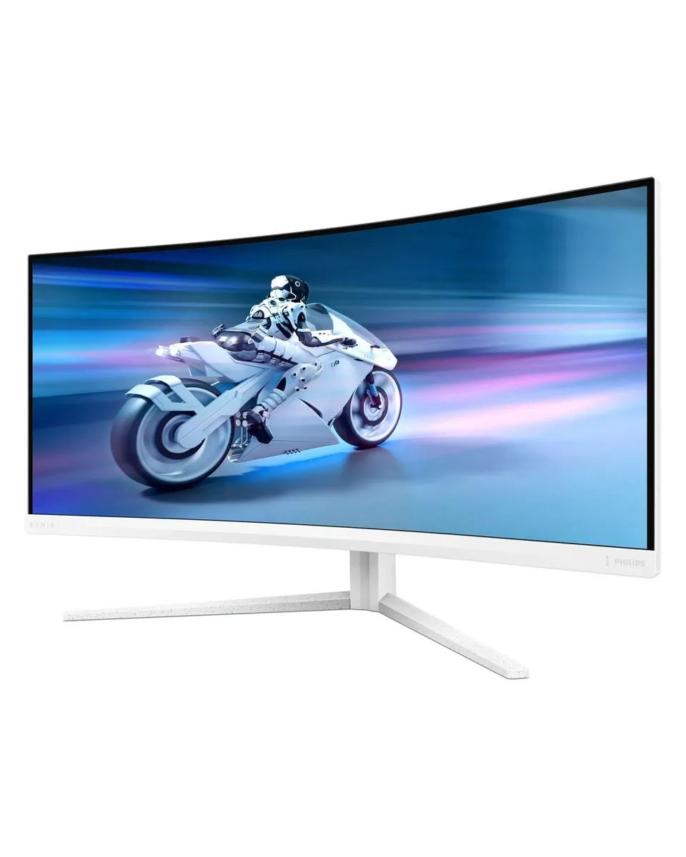 Monitor Philips Evnia 34'' VA 34M2C5501A/00 White zakrivljen 