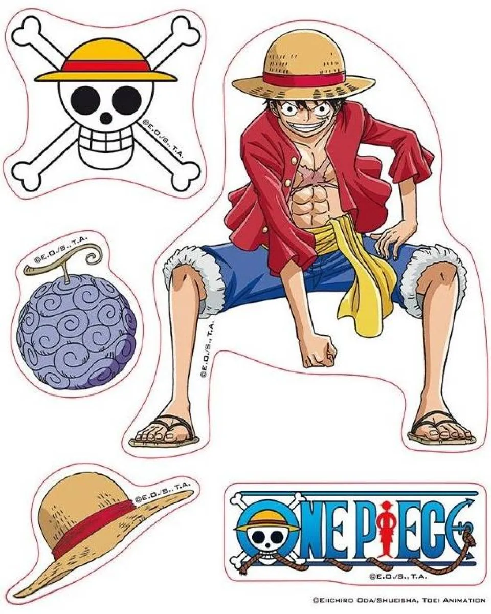 Nalepnice AbyStyle - One Piece - Luffy & Law 