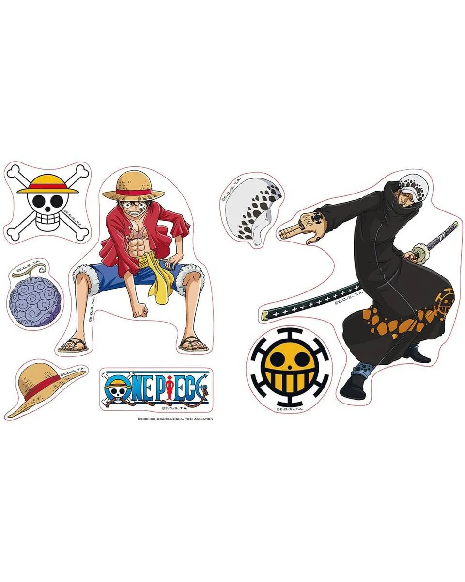 Nalepnice AbyStyle - One Piece - Luffy & Law 