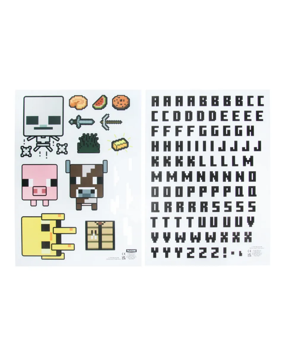 Nalepnice Paladone - Minecraft Personalisation Wall Decals 