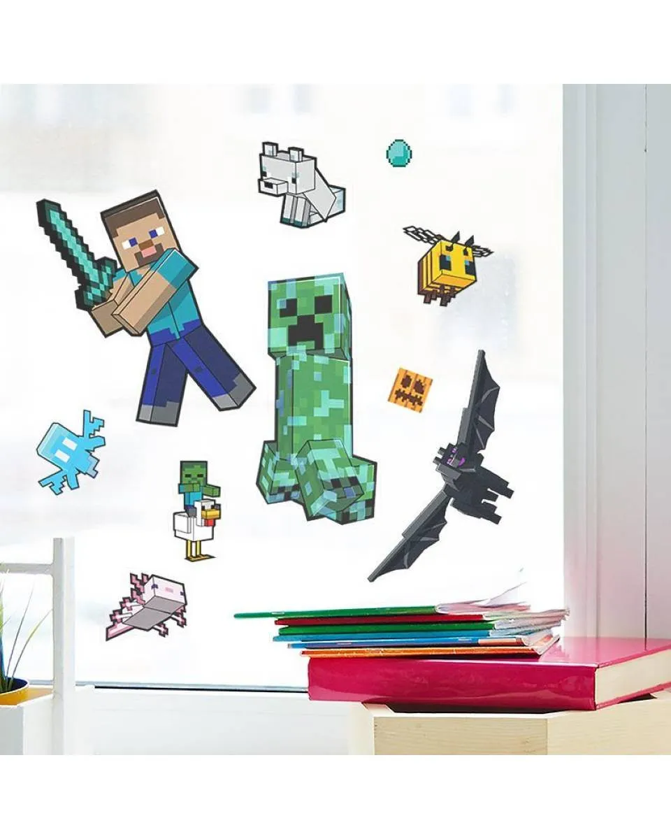 Nalepnice Paladone - Minecraft Window Cling Decals 