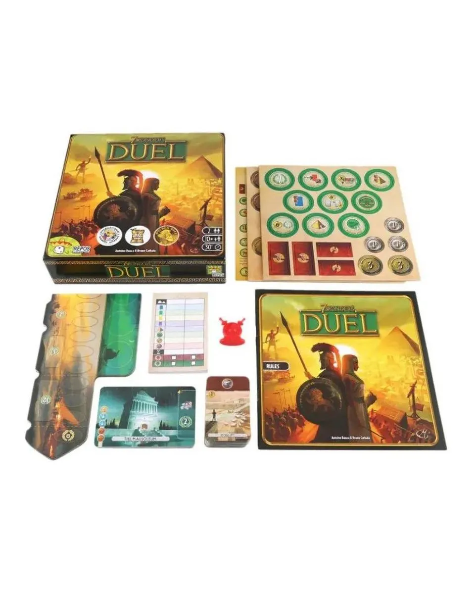 Osnovna igra + ekspanzija 7 Wonders Duel + Pantheon 