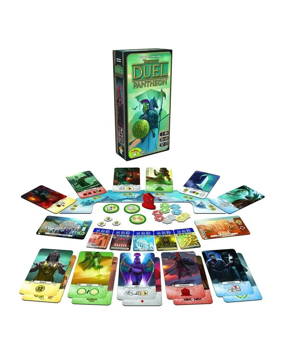 Osnovna igra + ekspanzija 7 Wonders Duel + Pantheon 