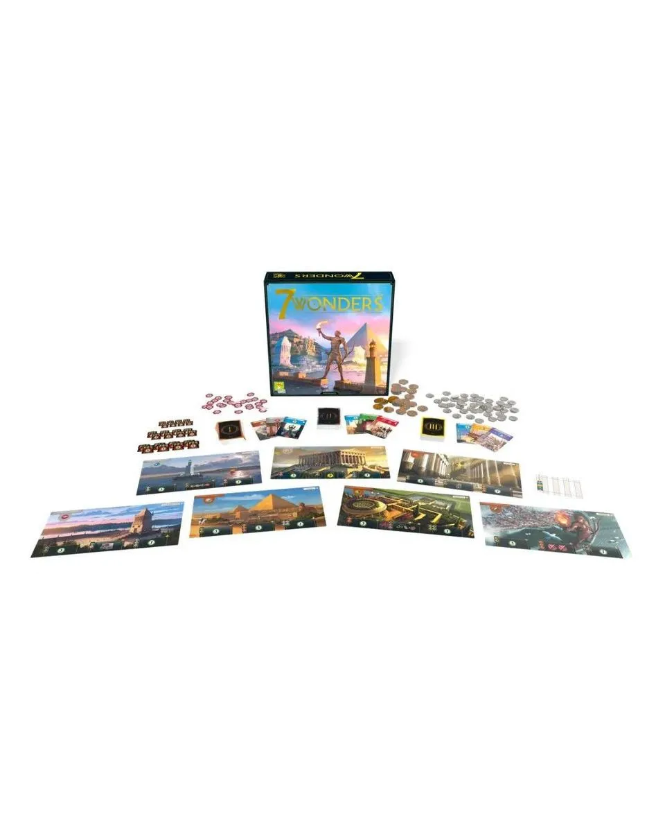 Osnovna igra + ekspanzija - 7 Wonders + Edifice 