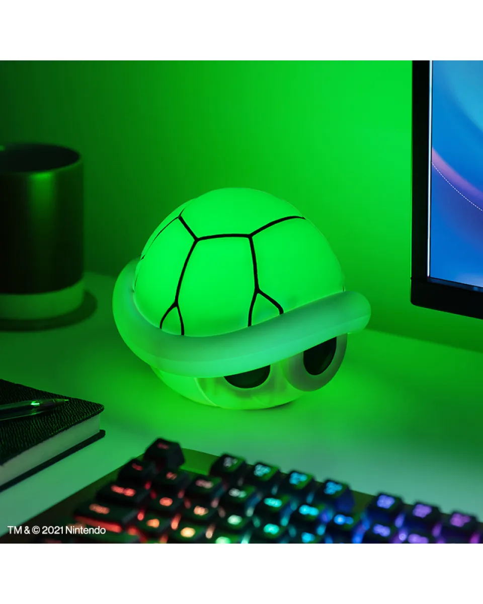 Lampa Paladone Super Mario - Green Shell - Light With Sound 