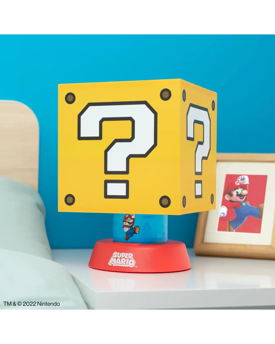 Lampa Paladone Super Mario - Question Block Icon Lamp 