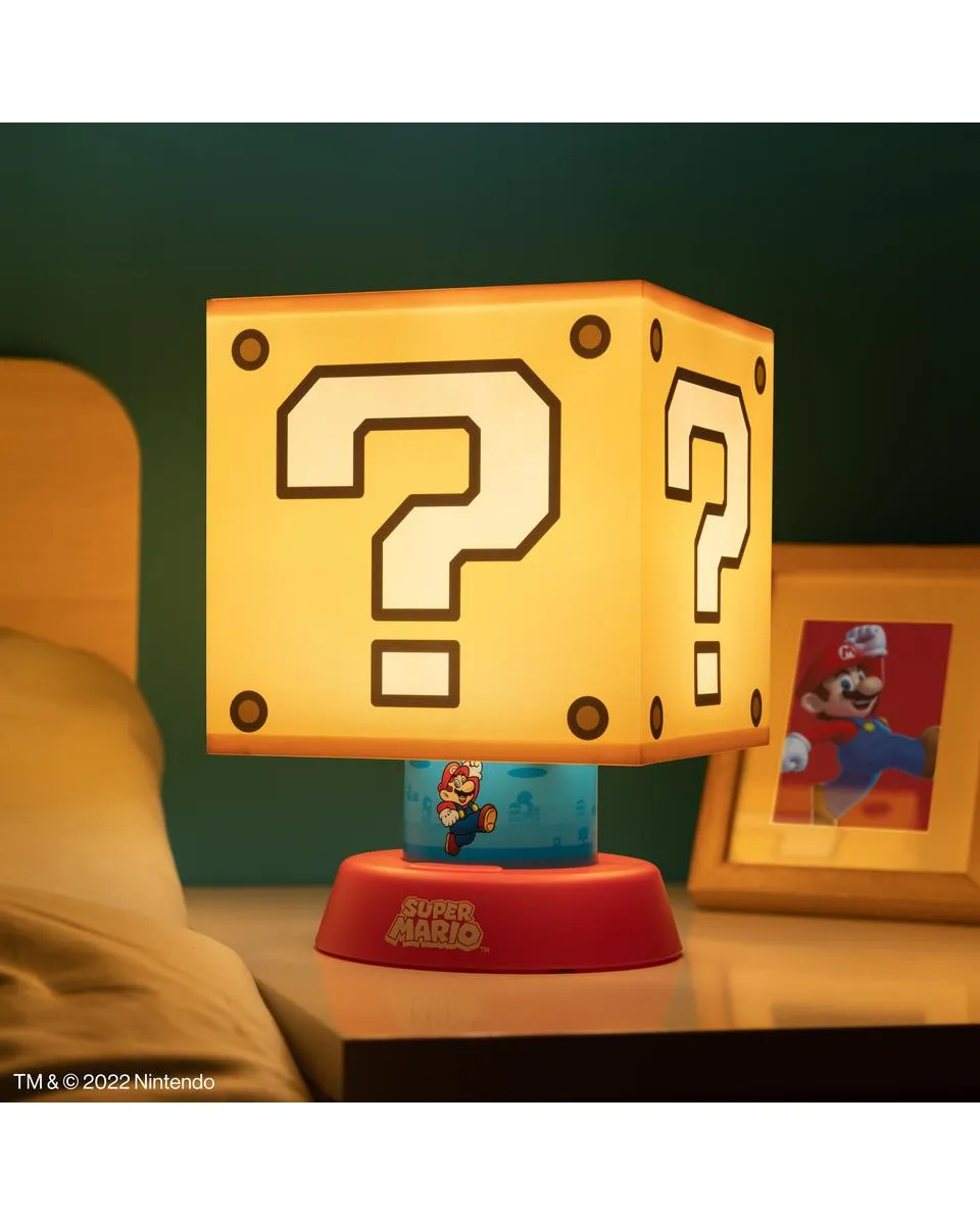 Lampa Paladone Super Mario - Question Block Icon Lamp 