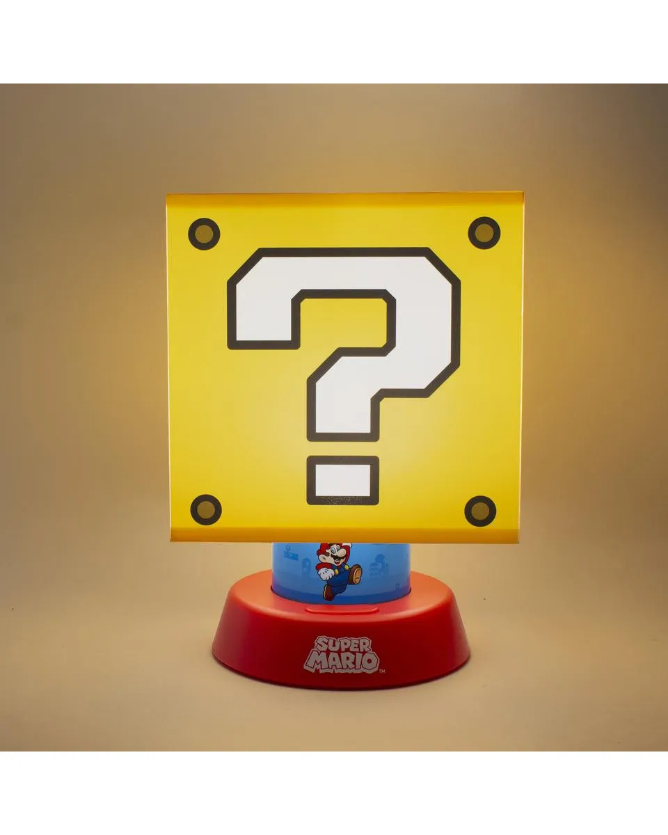 Lampa Paladone Super Mario - Question Block Icon Lamp 