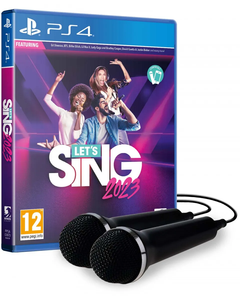 PS4 Let's Sing + 2 Mikrofona 