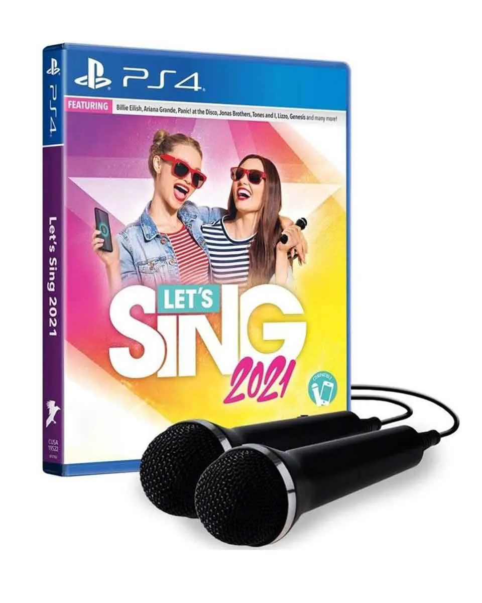 PS4 Let's Sing 2021 + 2 Mic 