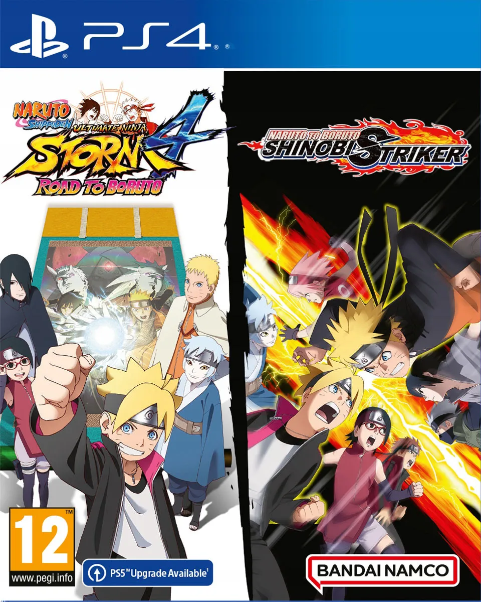 PS4 Naruto Shippuden Ultimate Ninja Storm 4 - Road to Boruto + Naruto to Boruto - Shinobi Striker 