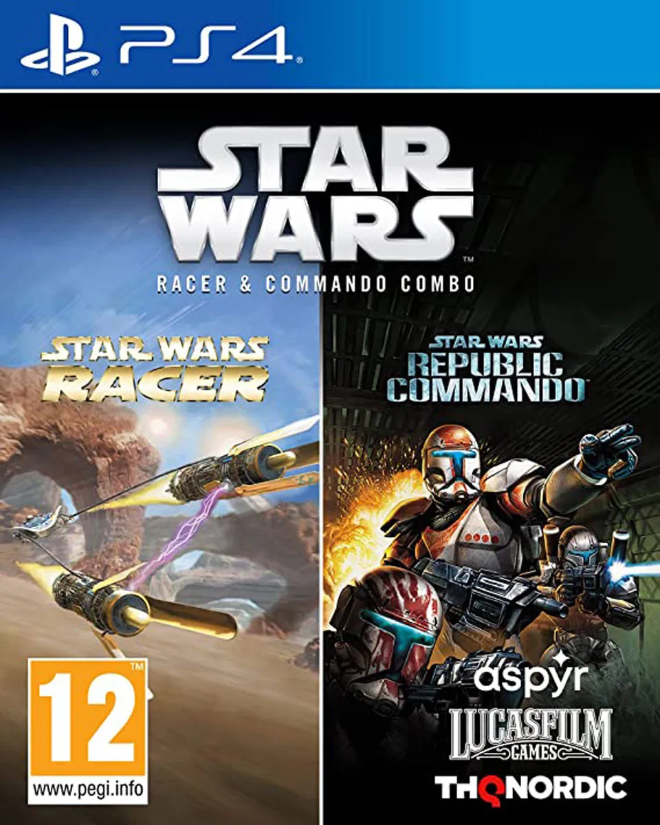 PS4 Star Wars Racer and Republic Commando Combo 
