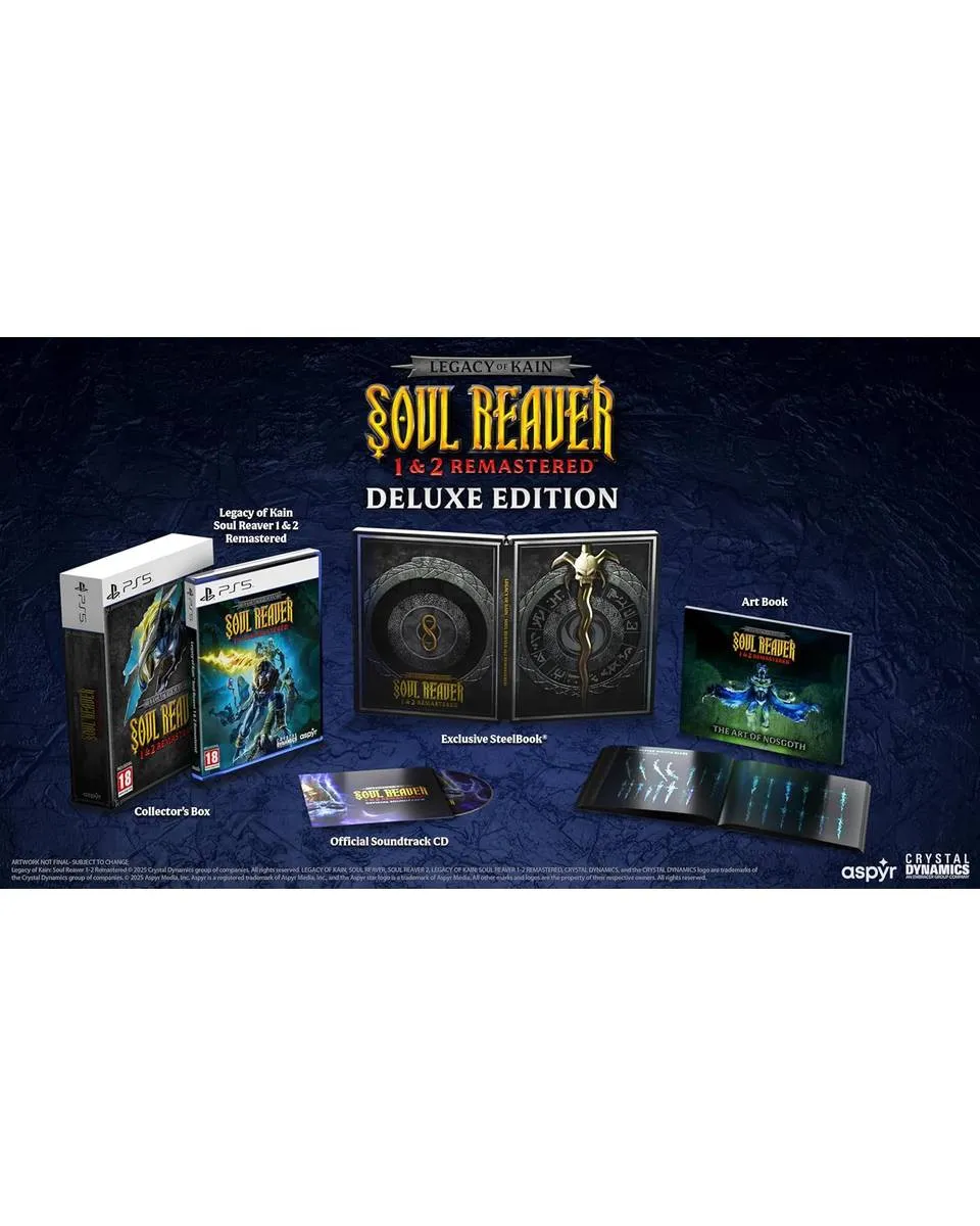 PS5 Legacy of Kain - Soul Reaver 1 & 2 Remastered - Deluxe Edition 