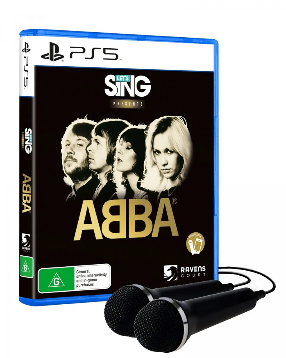 PS5 Let's Sing - ABBA + 2 Mikrofona 