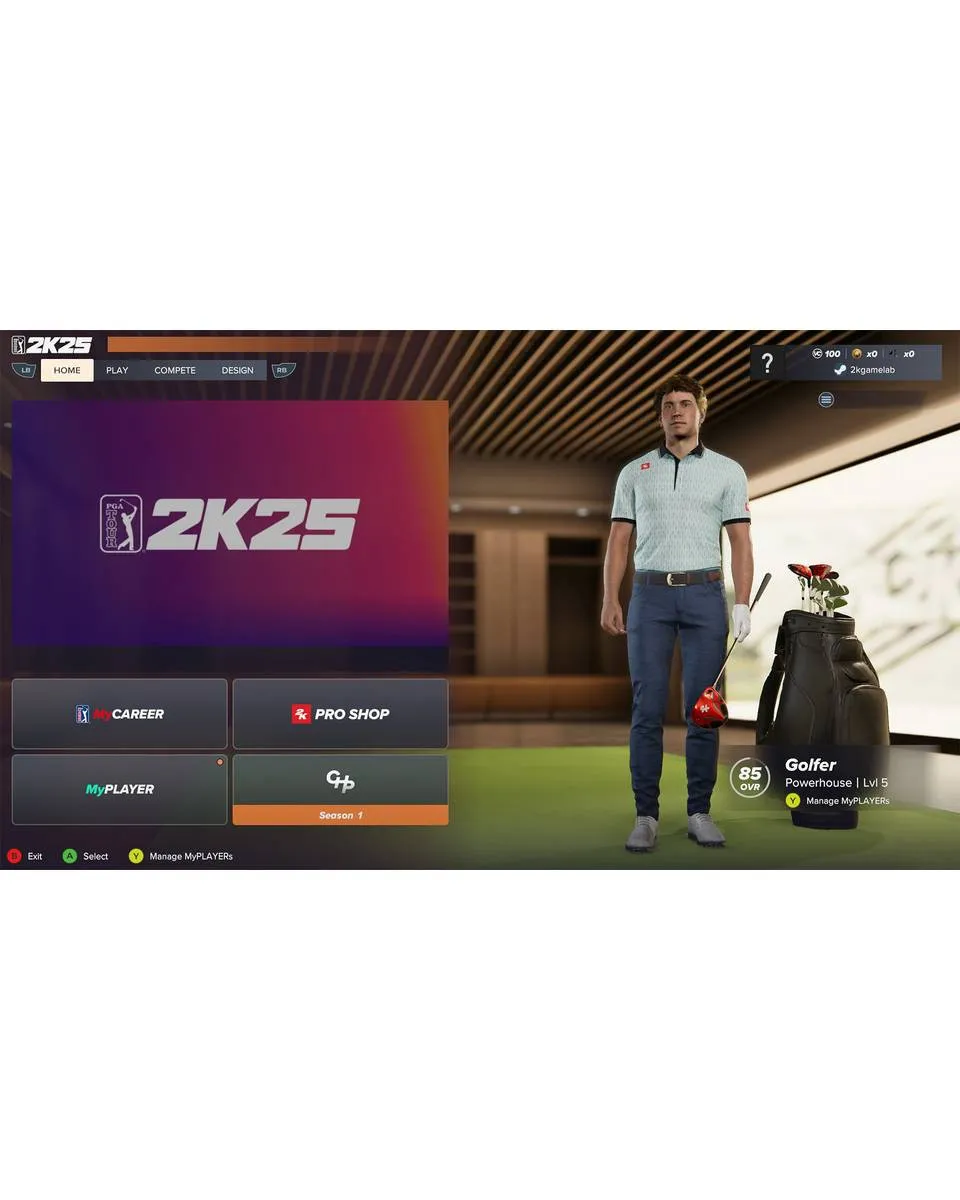 PS5 PGA Tour 2K25 