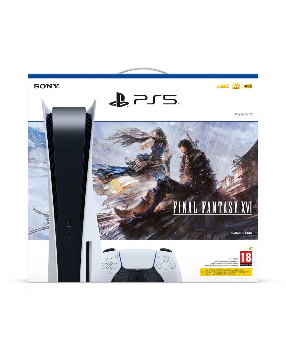 Konzola PlayStation 5 - 825GB + Final Fantasy XVI 