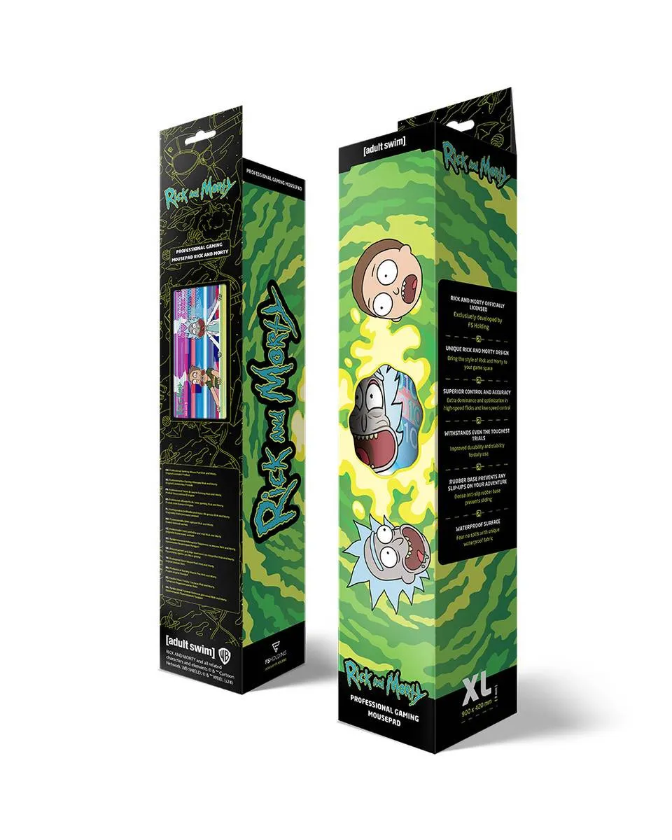 Podloga Rick and Morty - Glitched - XL Mousepad 