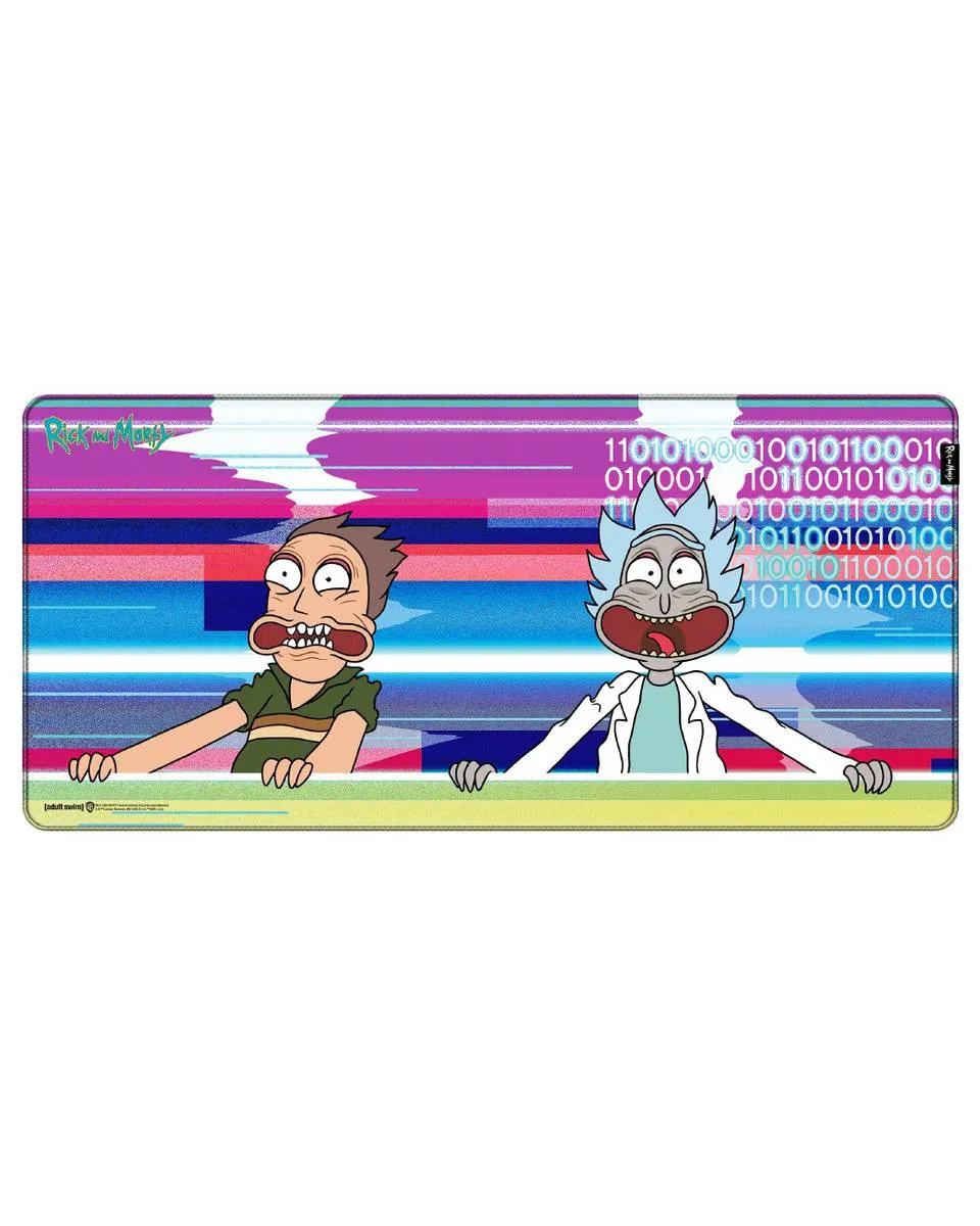 Podloga Rick and Morty - Glitched - XL Mousepad 