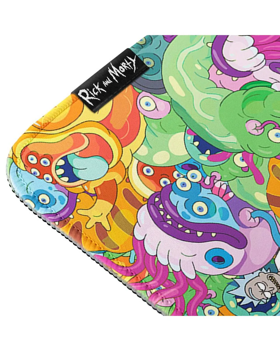 Podloga Rick and Morty - Monster Jam - XL Mousepad 