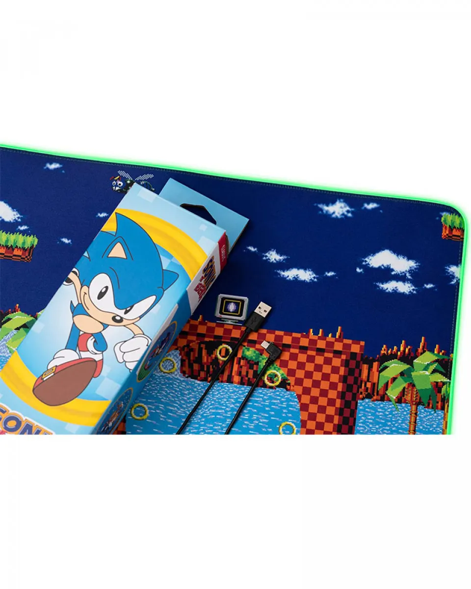 Podloga Sonic The Hedgehog - Classic - XL RGB Desk Mat 