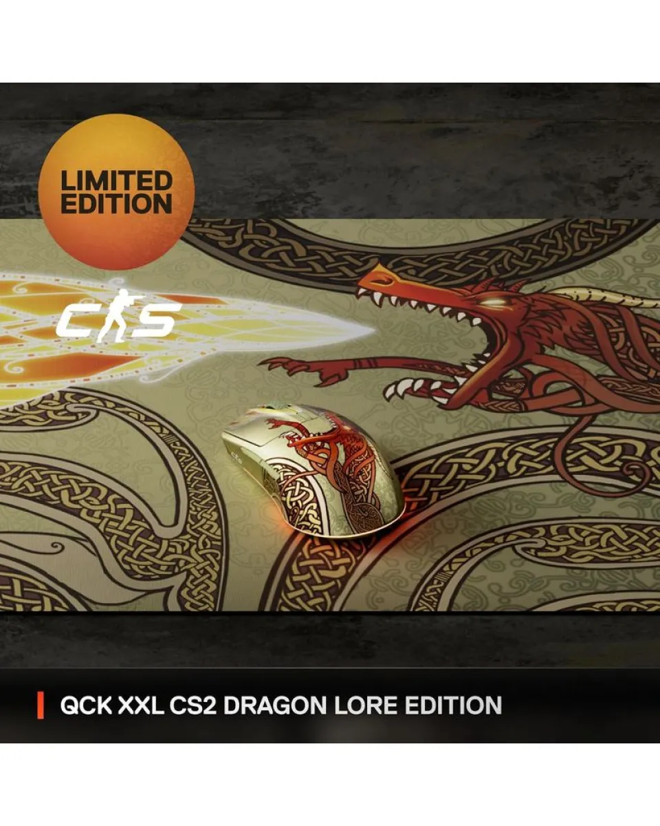Podloga SteelSeries QcK XXL - CS2 Dragon Lore Edition 
