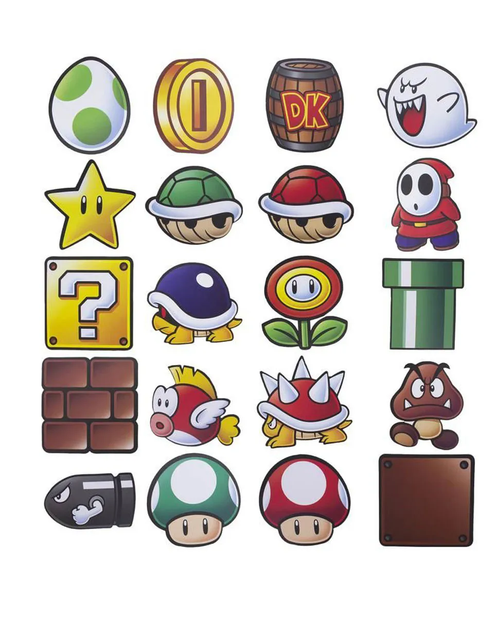Podmetač za čaše Paladone - Super Mario - Fun Fact Coasters 