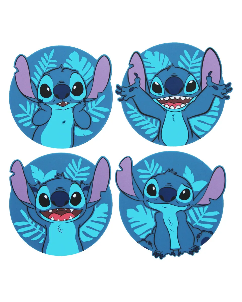 Podmetači za čaše Paladone - Stitch Shaped Coasters 