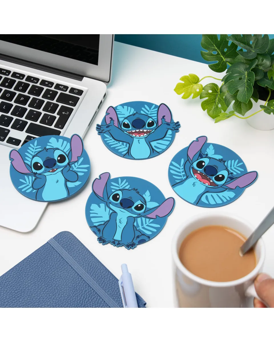 Podmetači za čaše Paladone - Stitch Shaped Coasters 