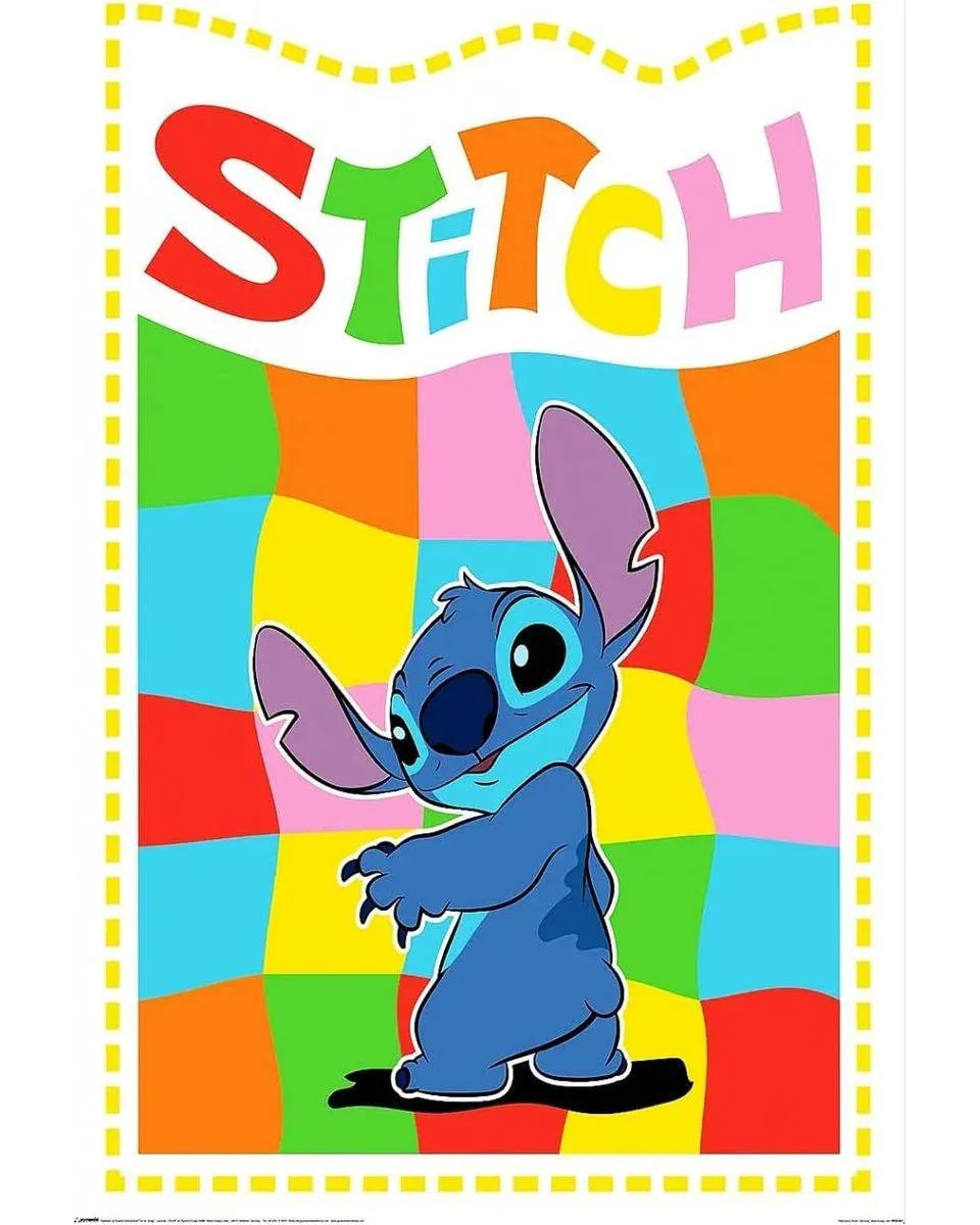 Maxi Poster Pyramid - Lilo & Stitch 61 x 91.5cm - Chequered Stitch 