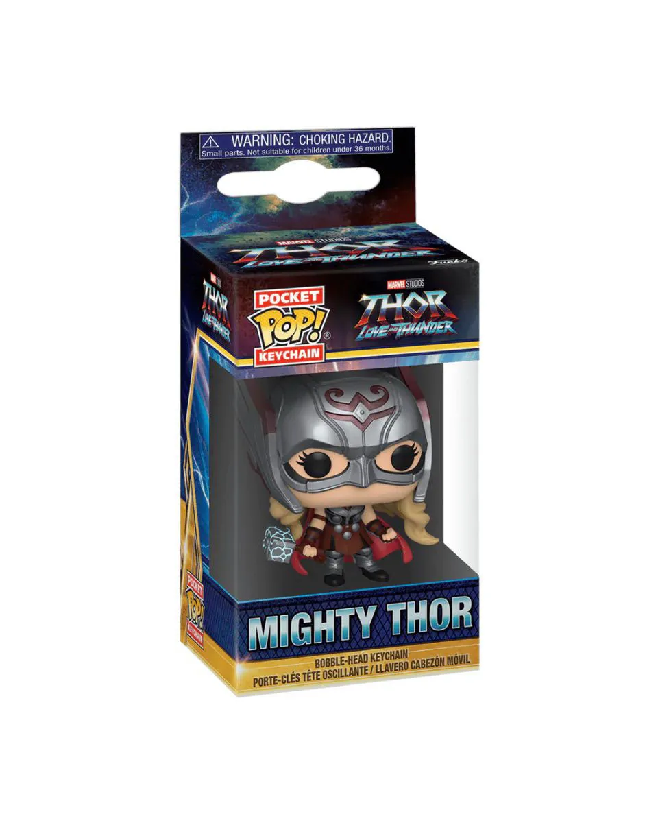 Privezak Pocket Marvel POP! Thor Love and Thunder - Mighty Thor 