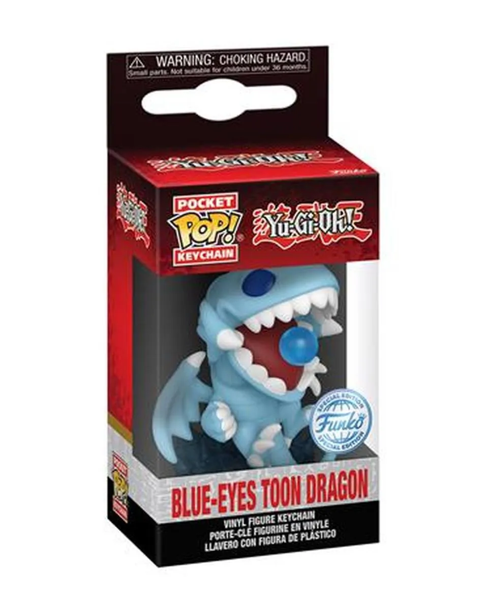 Privezak Pocket POP! Yu-Gi-Oh! POP! - Blue-Eyes Toon Dragon 