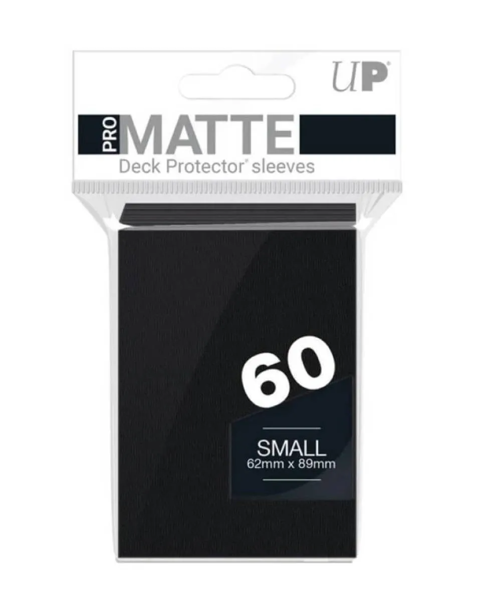 Ultra Pro Matte Desk Protector Sleeves 60 Small Black 