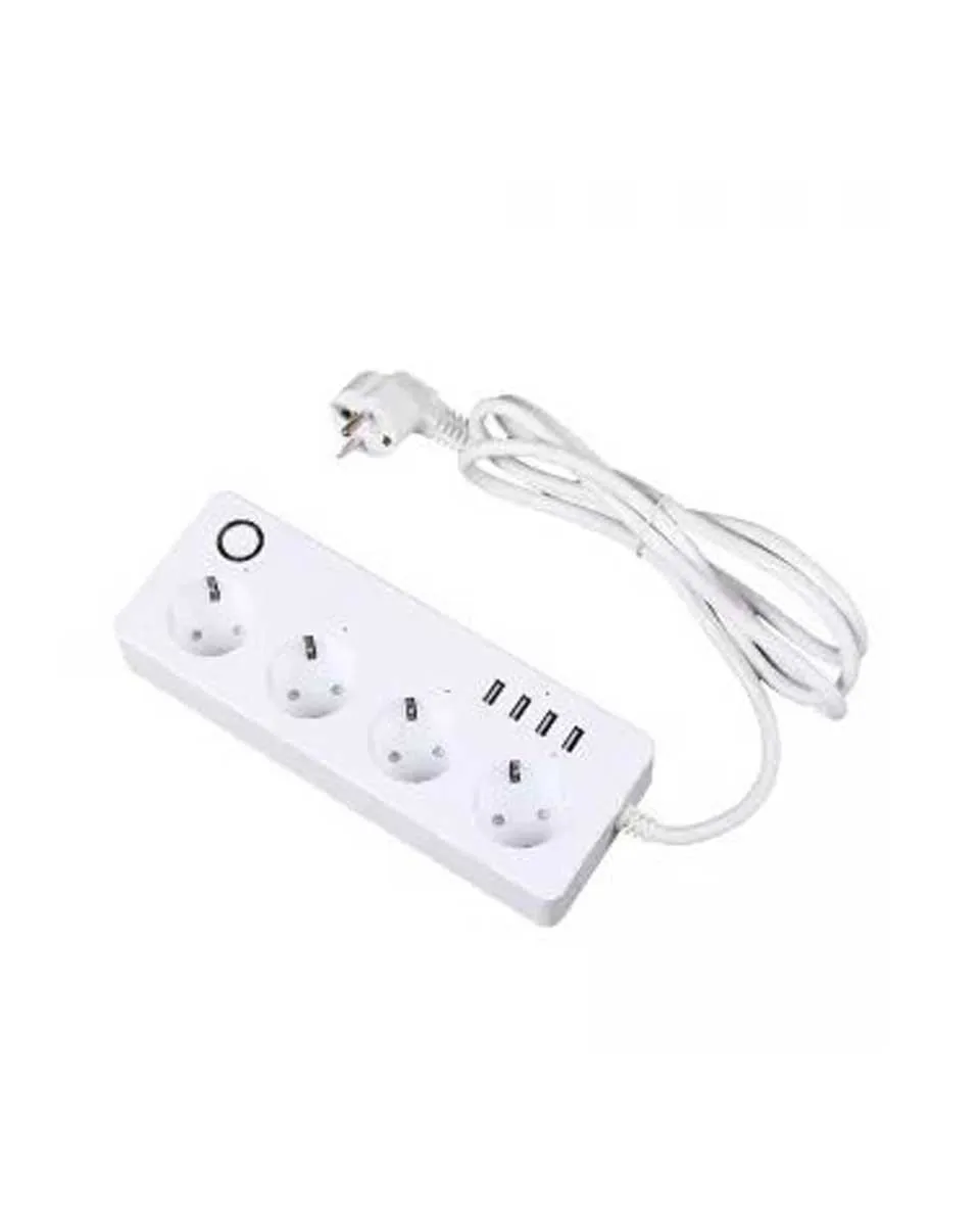 Produžni Kabl Moye Voltaic Smart Power Strip 3 EU Plugs + 4 USB Plugs 3680W 16A 