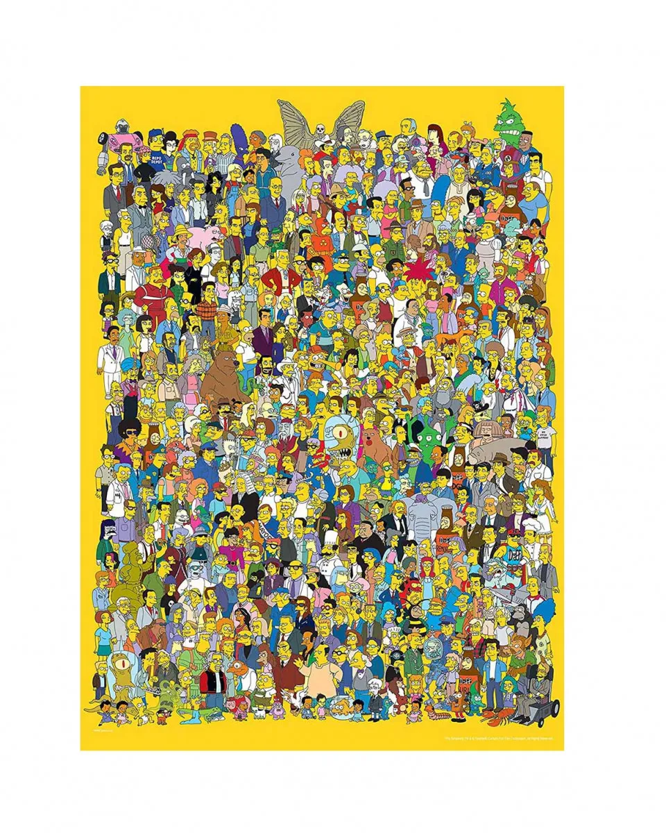 Puzzle Simpsons Jigsaw - Cast of Thousands 