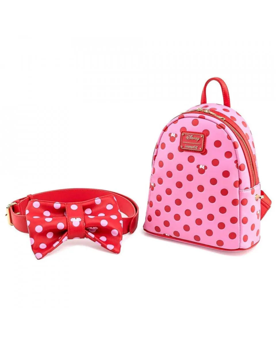 Ranac Disney - Minnie Mouse - Bow Tie - Pink 