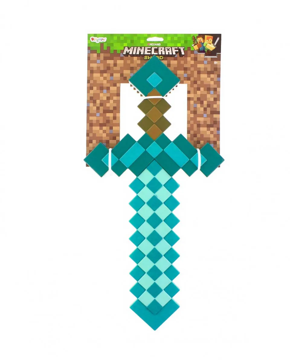 Replica Minecraft - Diamond Sword - Plastic 51cm 