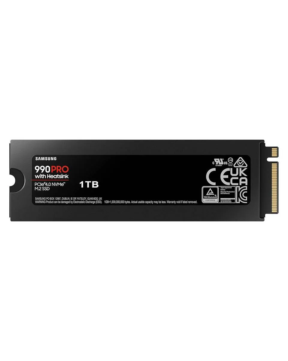 SSD Samsung - 1TB M.2 NVMe MZ-V9P1T0CW 990 Pro Series Heatsink 