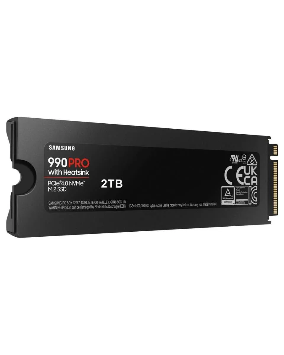 SSD Samsung - 2TB M.2 NVMe MZ-V9P2T0CW 990 Pro Series Heatsink 