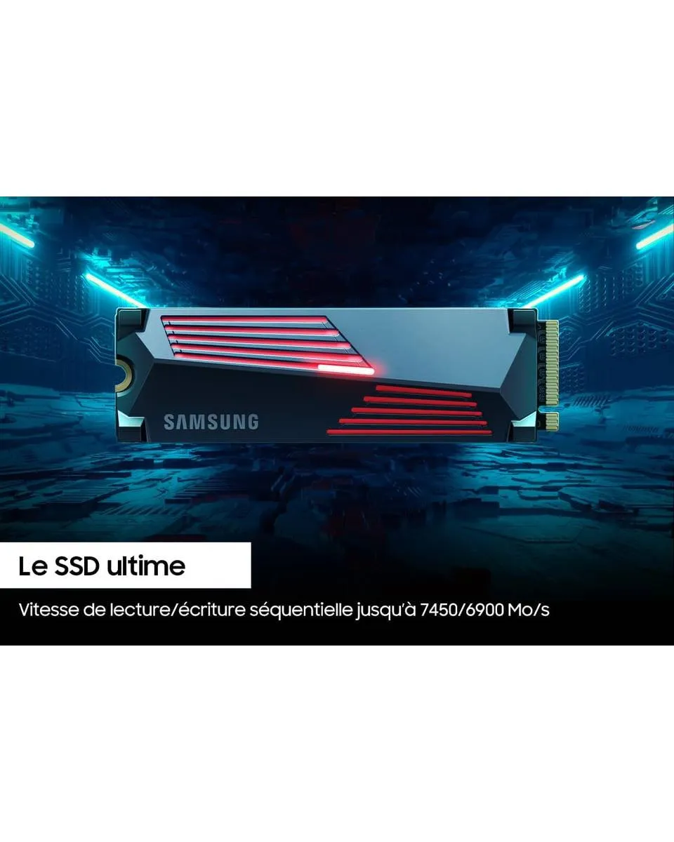 SSD Samsung - 2TB M.2 NVMe MZ-V9P2T0CW 990 Pro Series Heatsink 